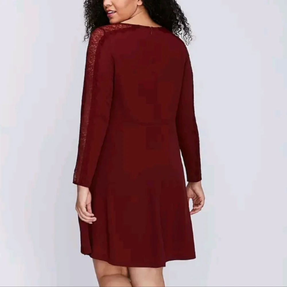 NWT Lane Bryant Dress Size 18/20 Red - Picture 2 of 11